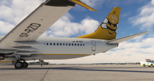 PMDG 737-800  Ryanair Buzz Livery Pack thumbnail 3