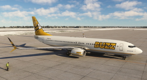PMDG 737-800  Ryanair Buzz Livery Pack thumbnail 2