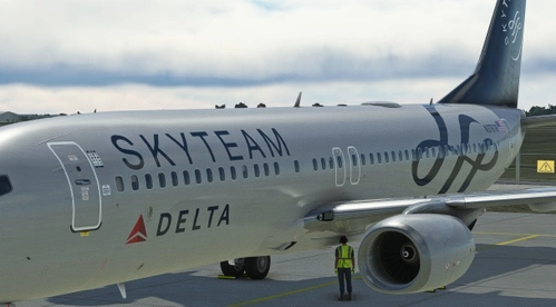 PMDG 737-800 Delta Air Lines (Skyteam Livery) N3761R