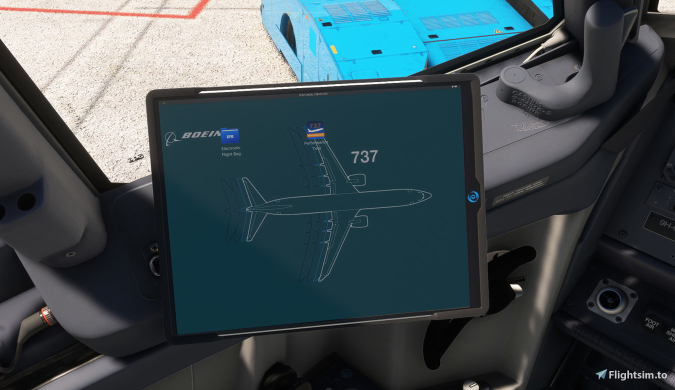 PMDG 737-6/7/8/900 EFB custom Boeing wallpaper and app icons - MSFS Add ...