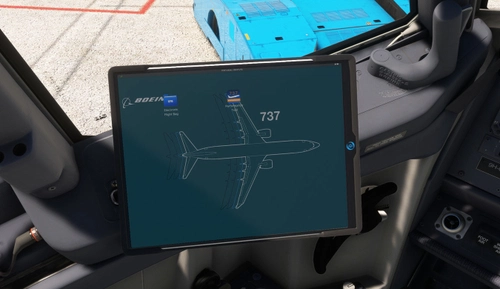 PMDG 737-6/7/8/900 EFB custom Boeing wallpaper and app icons