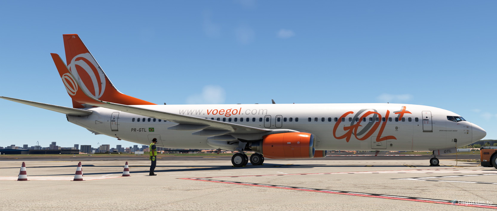 PMDG 737-800] GOL Linhas Aéreas PR-GTL for Microsoft Flight