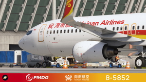 PMDG 737-800 Hainan AirLines 海南航空 B-5852 with cabin 8k thumbnail 4