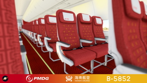 PMDG 737-800 Hainan AirLines 海南航空 B-5852 with cabin 8k thumbnail 2