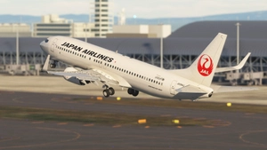 PMDG 737-800 Japan Airlines  JA304J thumbnail 1