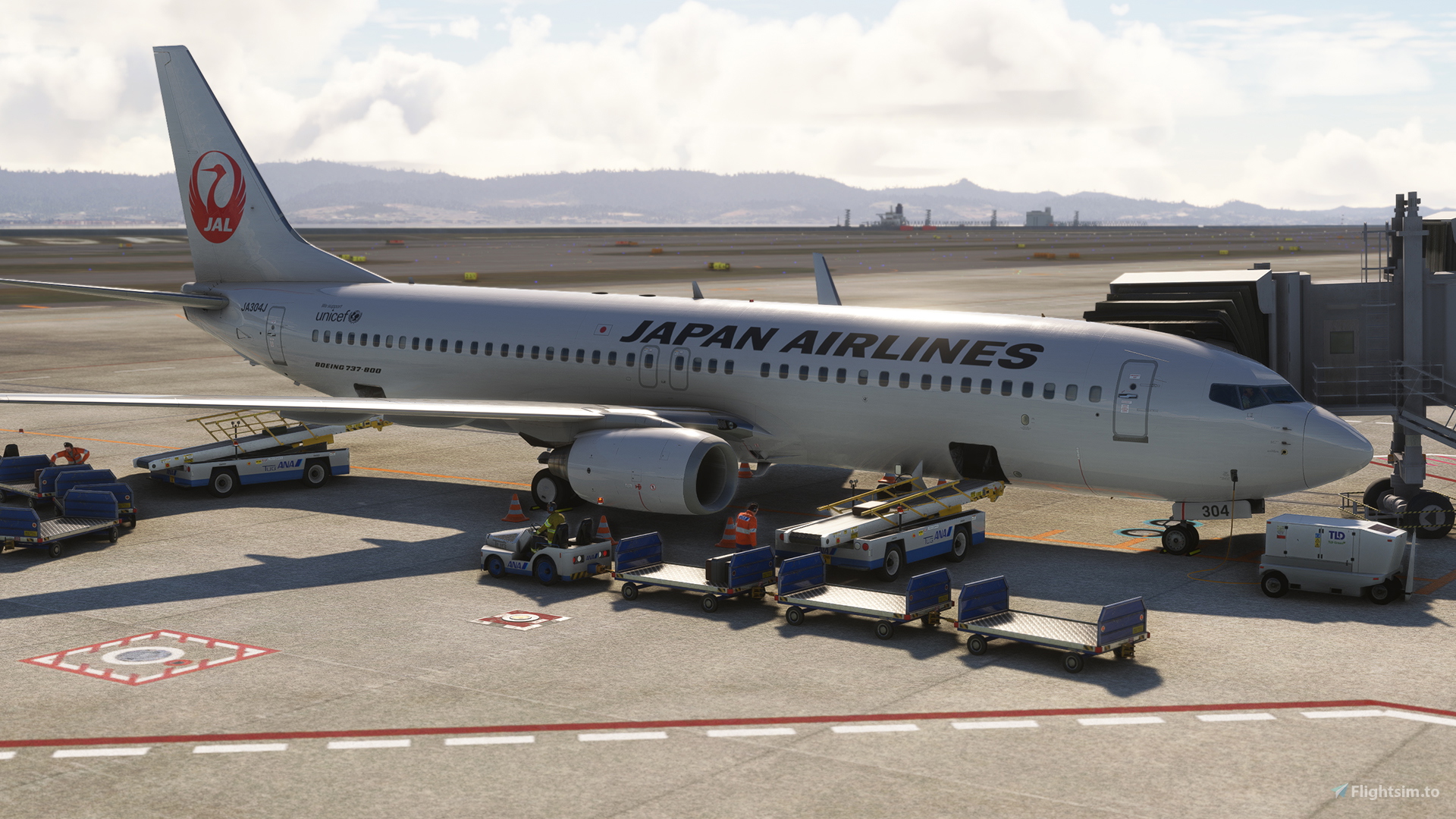 PMDG 737-800 Japan Airlines JA304J for Microsoft Flight