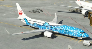 PMDG 737-800 Japan Transocean Air - JA05RK thumbnail 2