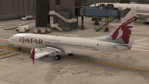 PMDG 737-800 "MAX" - Qatar Airways A7-BSA (w/ cabin) thumbnail 6