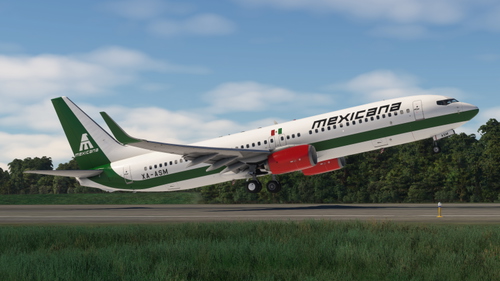 PMDG 737-800 Mexicana de aviacion  XA-ASM