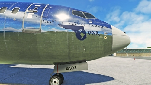 PMDG 737-800 PAN AM CLIPPER FLYING CLOUD
