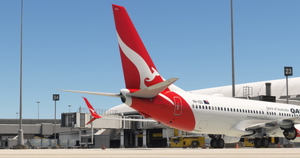 PMDG 737-800 Qantas - VH-VZU Split Scimitars thumbnail 5