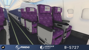 PMDG 737-800 Shandong AirLines 山东航空公司 B-5727 with cabin 8k thumbnail 4