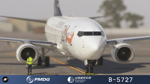PMDG 737-800 Shandong AirLines 山东航空公司 B-5727 with cabin 8k thumbnail 3