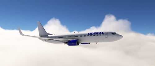 PMDG 737-800     Sideral Linhas Aéreas  livery  (PR-SLA)