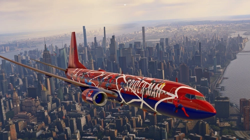 PMDG 737-800 Spider-Man