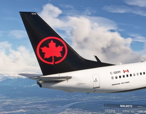 PMDG 737-800 SSW Air Canada (Fictional) C-GEPF thumbnail 1
