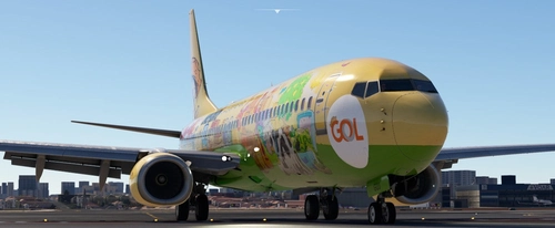 PMDG 737-800 SSW PR-GUJ - Gol Linhas Aereas "Chico Bento Livery"