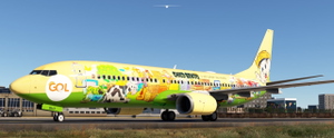 PMDG 737-800 SSW PR-GUJ - Gol Linhas Aereas "Chico Bento Livery" thumbnail 5