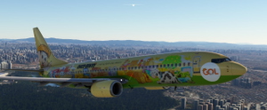 PMDG 737-800 SSW PR-GUJ - Gol Linhas Aereas "Chico Bento Livery" thumbnail 7