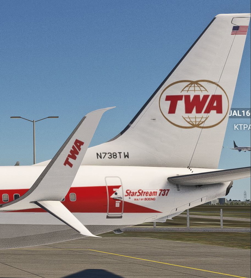 PMDG 737-800 SSW Trans World Airlines (Twin Globe) N738TW