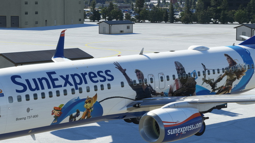 PMDG 737-800 SunExpress Playstation (TC-SNN)