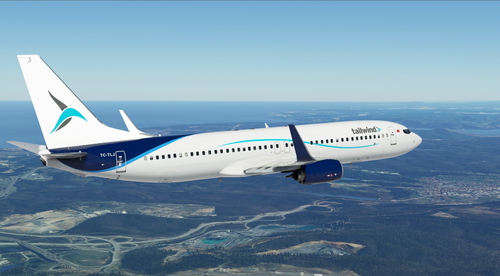 PMDG 737-800 Tailwind Airlines TC-TLJ (Aero Mexico mixed livery)