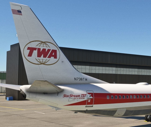 PMDG 737-800 Trans World Airlines (Twin Globe) N738TW