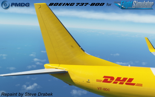 PMDG 737-800BCF Blue Dart VT-BDC - 2023