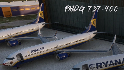 PMDG 737-900 Ryanair santa livery (4k)