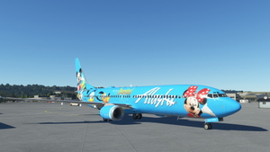 PMDG 737-900ER Alaska Airlines Disneyland (N318AS) thumbnail 2
