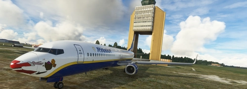 PMDG 737 900ER Ryanair santa livery (4k)