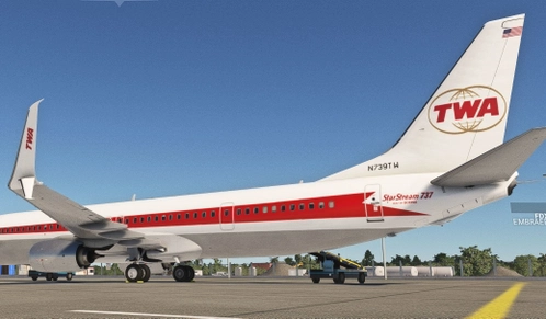 PMDG 737-900ER SSW Trans World Airlines (Twin Globe) N739TW