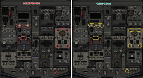 PMDG 737-Series Colder and Darker Panel States
