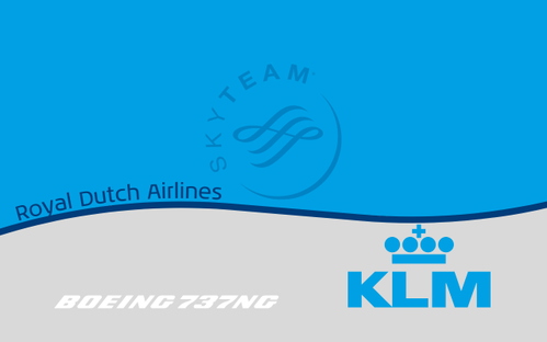 PMDG 737NG EFB custom wallpaper and app icons KLM