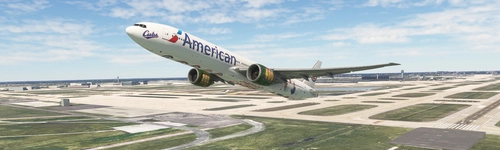 PMDG 777-300 American Airlines Chicago Cubs Fictional Livery