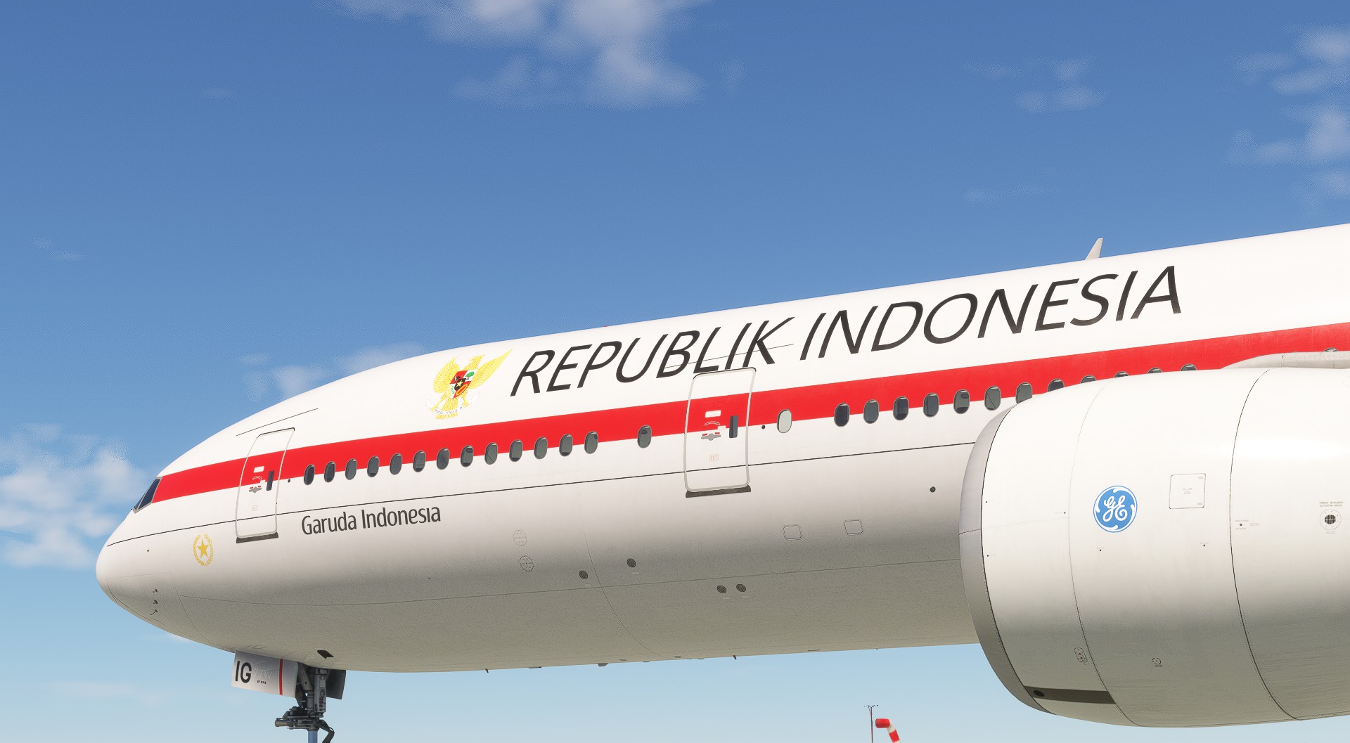 PMDG 777-300ER - Garuda Indonesia / Indonesian Government - PK-GIG
