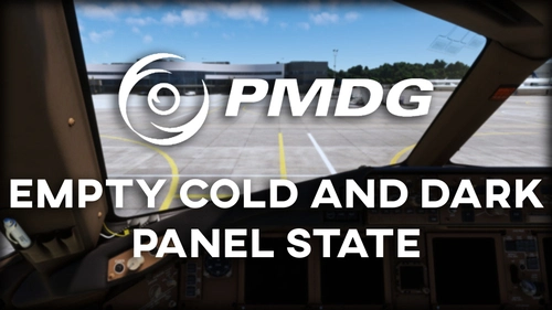 PMDG 777-300ER - Empty Cold & Dark Panel State - No Payload - TCAS Off by Default