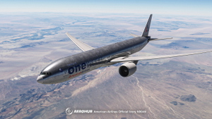 PMDG 777-300ER  American Airlines Bare Metal One World  8K thumbnail 10