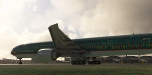 PMDG 777-300ER  Cathay Pacific  B-KPB  The Spirit of Hong Kong thumbnail 3