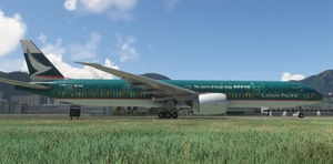 PMDG 777-300ER  Cathay Pacific  B-KPB  The Spirit of Hong Kong thumbnail 5
