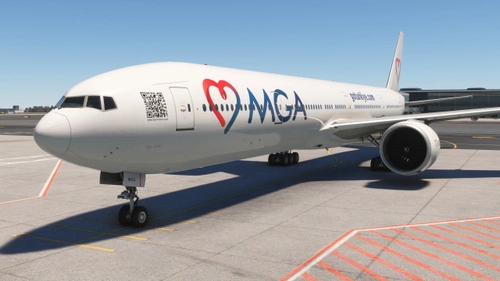 PMDG 777-300ER | Mavi Gök Airlines "Old & New" livery (TC-MGG)