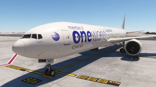 PMDG 777-300ER | Qatar Airways "oneworld" Livery (A7-BAB)