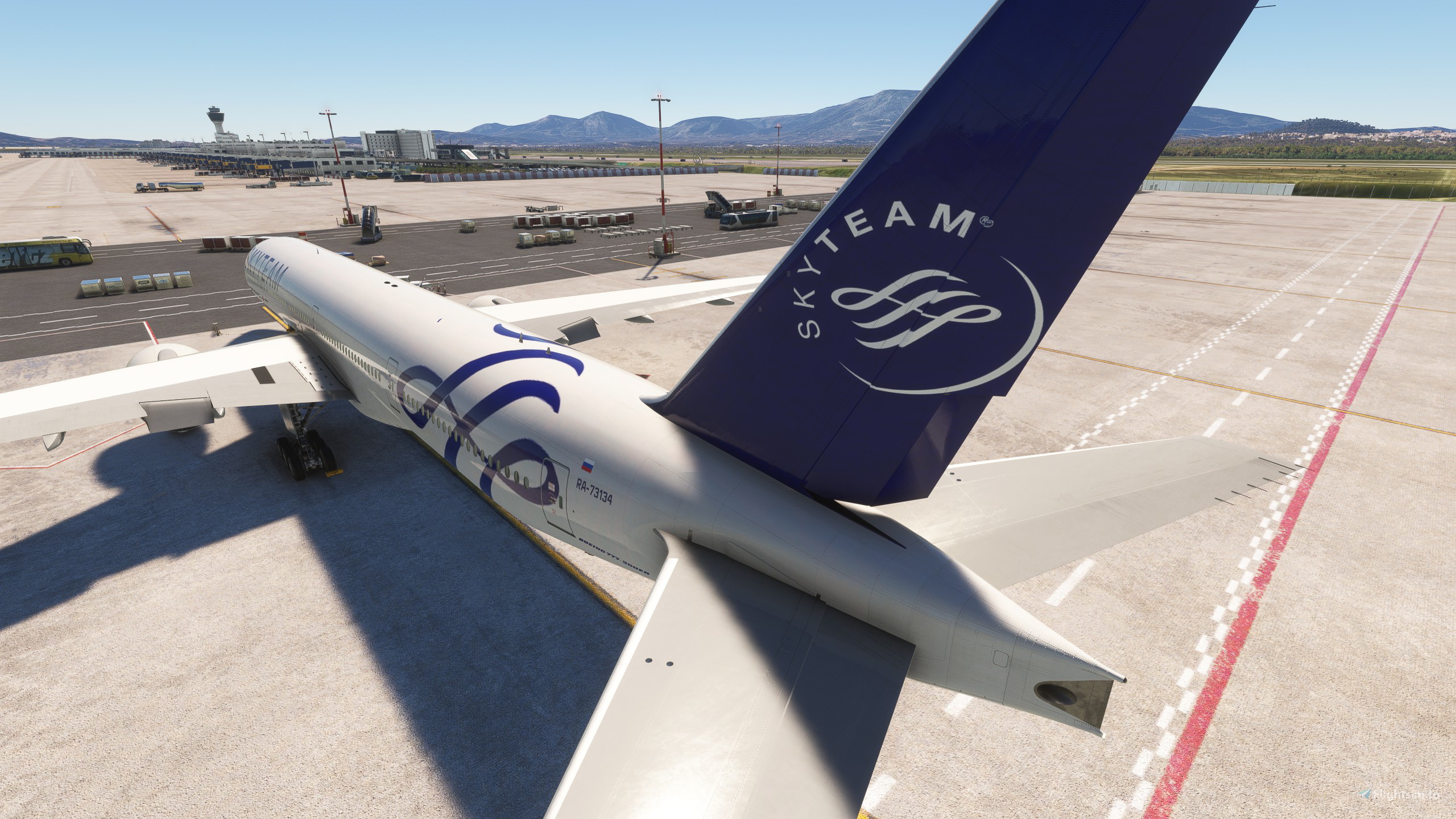 PMDG 777-300ER Aeroflot Skyteam RA-73134 for Microsoft
