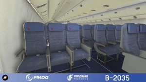 PMDG 777-300er Air China 中国国际航空 B-2035 with cabin 8k thumbnail 2