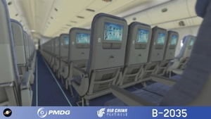 PMDG 777-300er Air China 中国国际航空 B-2035 with cabin 8k thumbnail 7