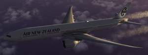PMDG 777-300ER Air New Zealand (White) ZK-OKU thumbnail 5