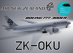 PMDG 777-300ER Air New Zealand (White) ZK-OKU thumbnail 1