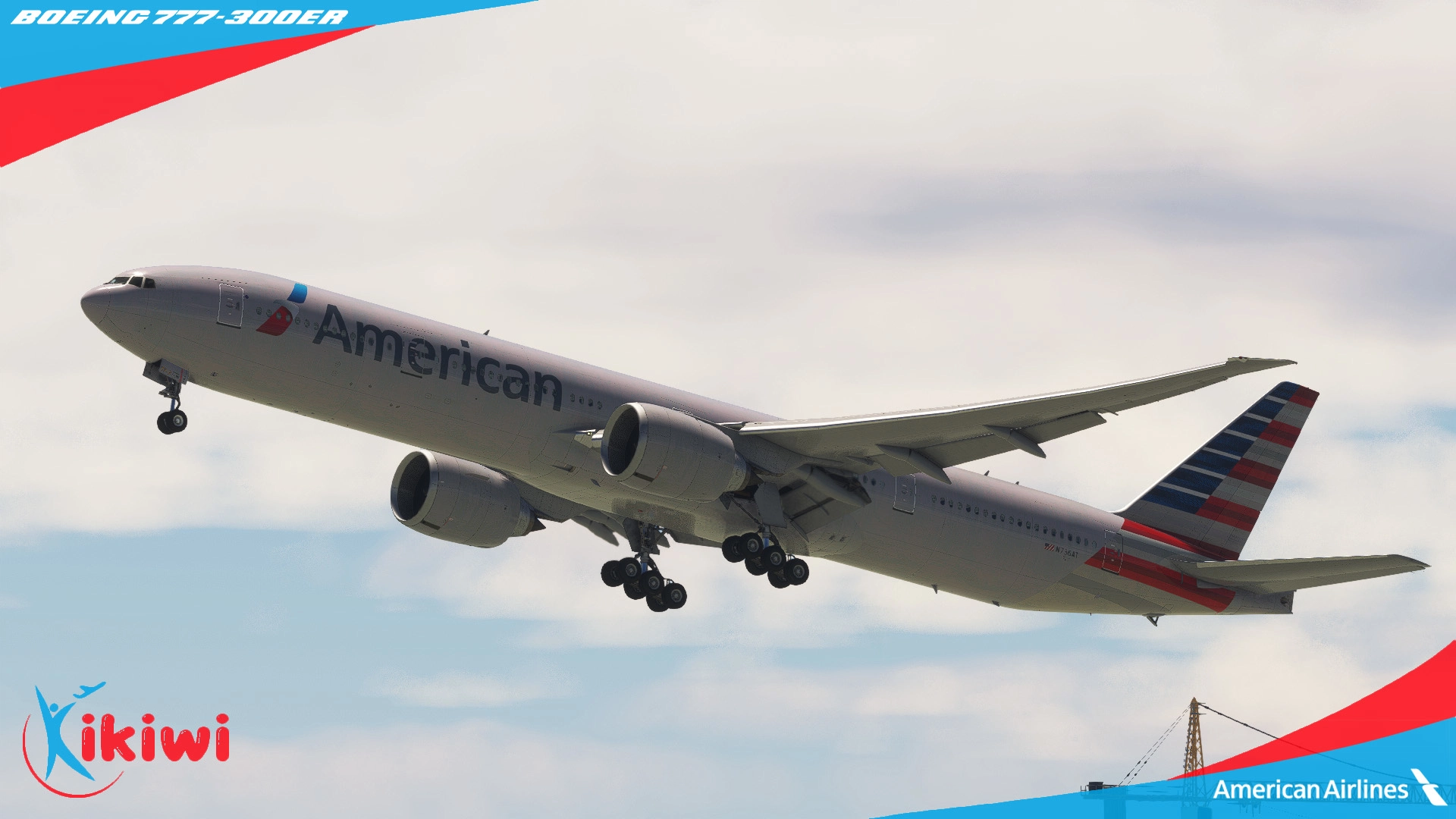 [DISCONTINUED] - PMDG 777-300ER American Airlines 2013 Livery 8K - Image 1