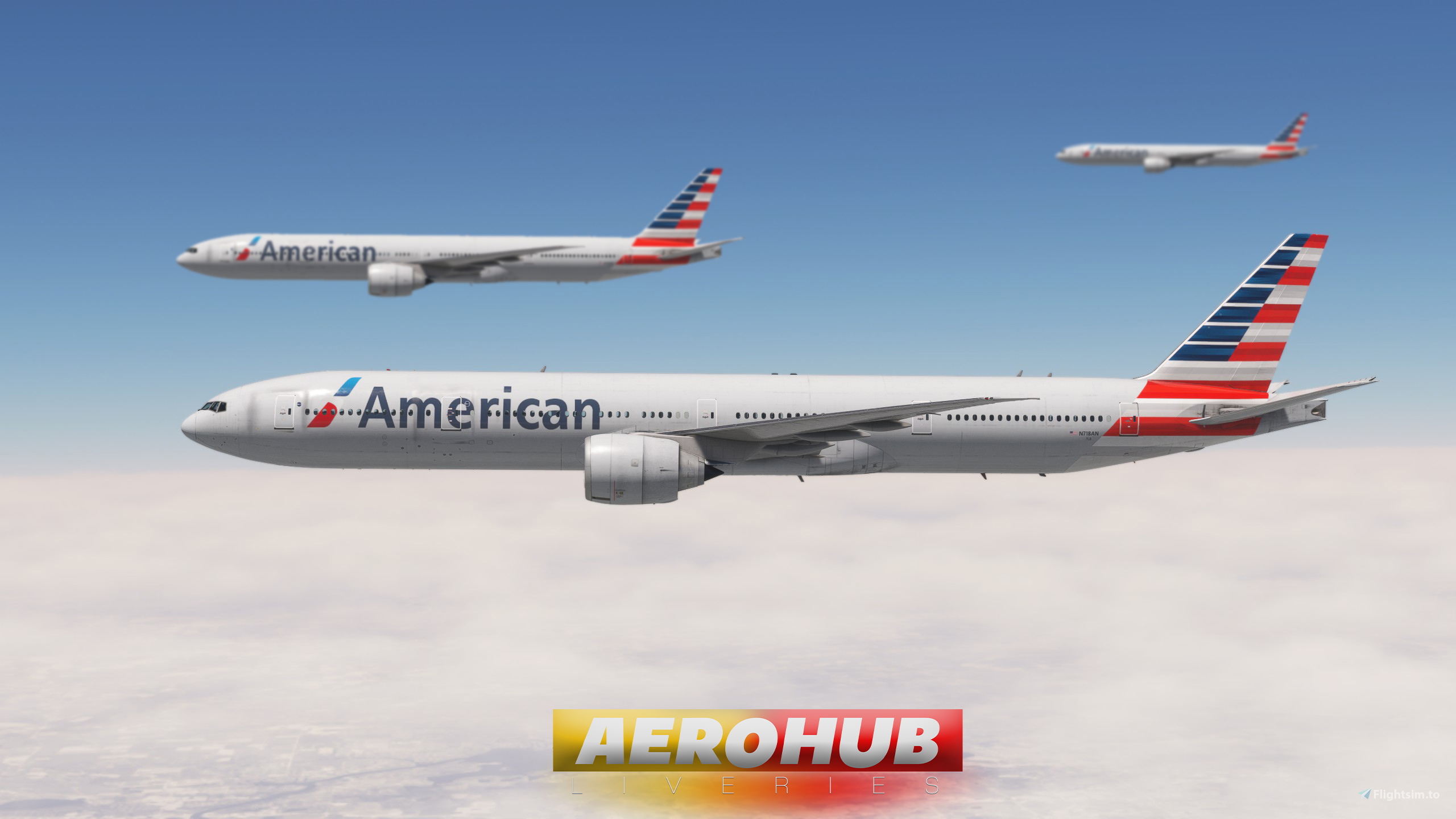 航空機・ヘリコプター AmericanAirlines BOEING777-200ER American Airlines Cabin Tour Boeing 777-200ER Super Diamond