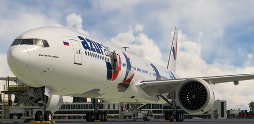 PMDG 777-300ER Azur Air (Bears plane)